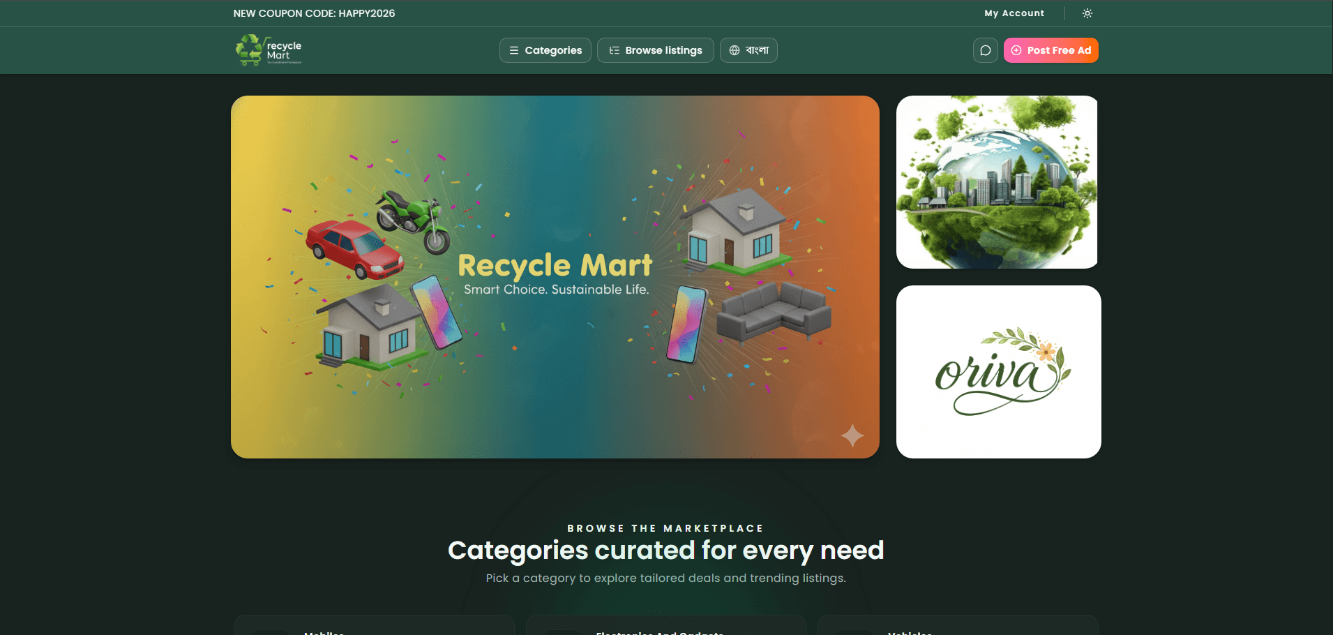 Recycle Mart — Buy & Sell Used Goods