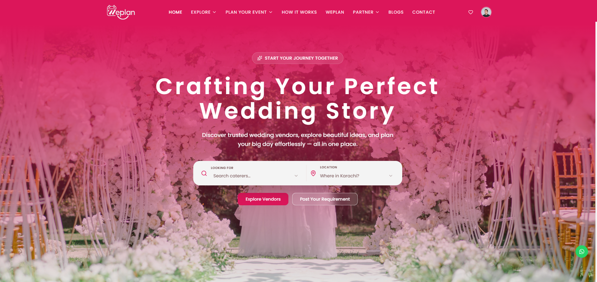 Wedding Marketplace & Vendor Platform Screenshot 1